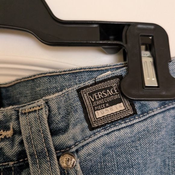 Versace Jeans Couture Denim with Black Leather Patch - Picture 6 of 15